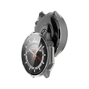 Kup Etui ze szkłem do zegarka Bizon Case+Glass Watch do OnePlus Watch 3 / Oppo Watch X2 przezroczyste - BIZ8846 - {ean13} - Sklep Home Screen