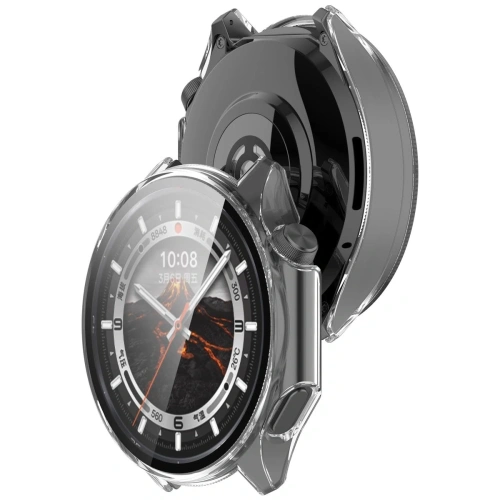 Kup Etui ze szkłem do zegarka Bizon Case+Glass Watch do OnePlus Watch 3 / Oppo Watch X2 przezroczyste - BIZ8846 - {ean13} - Sklep Home Screen