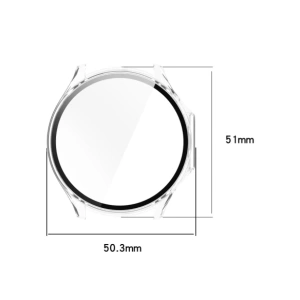 Buy Bizon Case+Glass Watch Case with Glass for OnePlus Watch 3 / Oppo Watch X2 Transparent - BIZ8846 - {ean13} - Home Screen Store Europe