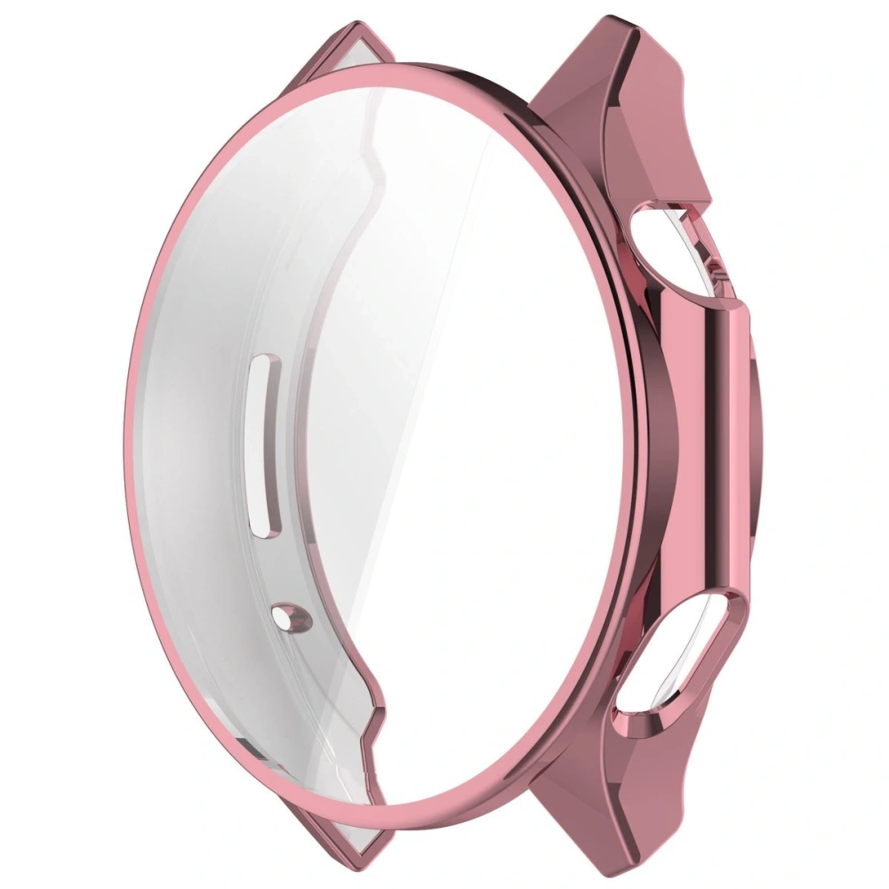 Etui z osłoną ekranu Bizon Case Watch Felipe do OnePlus Watch 3 / Oppo Watch X2 różowe