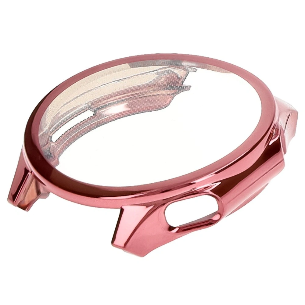 Etui z osłoną ekranu Bizon Case Watch Felipe do OnePlus Watch 3 / Oppo Watch X2 różowe