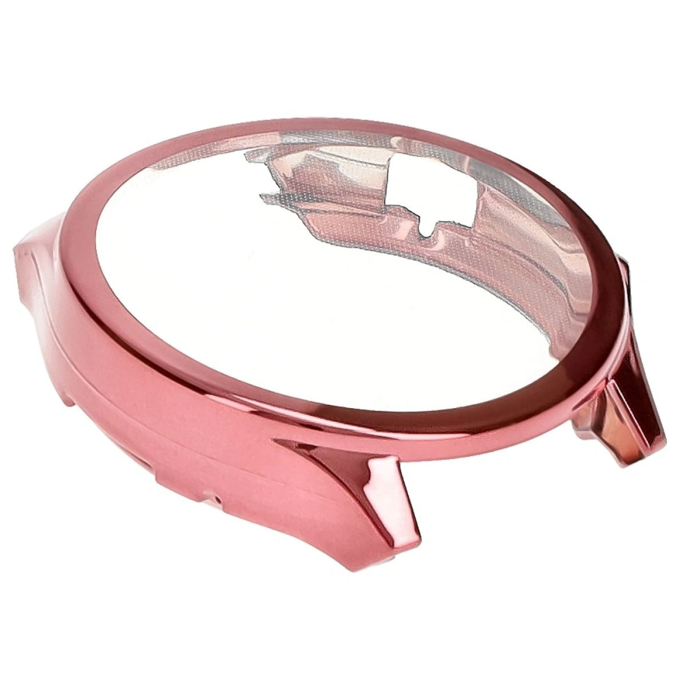 Etui z osłoną ekranu Bizon Case Watch Felipe do OnePlus Watch 3 / Oppo Watch X2 różowe