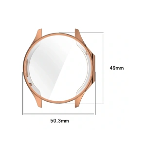 Kup Etui cu protecție pentru ecran Bizon Case Watch Felipe pentru OnePlus Watch 3 / Oppo Watch X2 roză-aurie - BIZ8851 - {ean13} - Sklep Home Screen