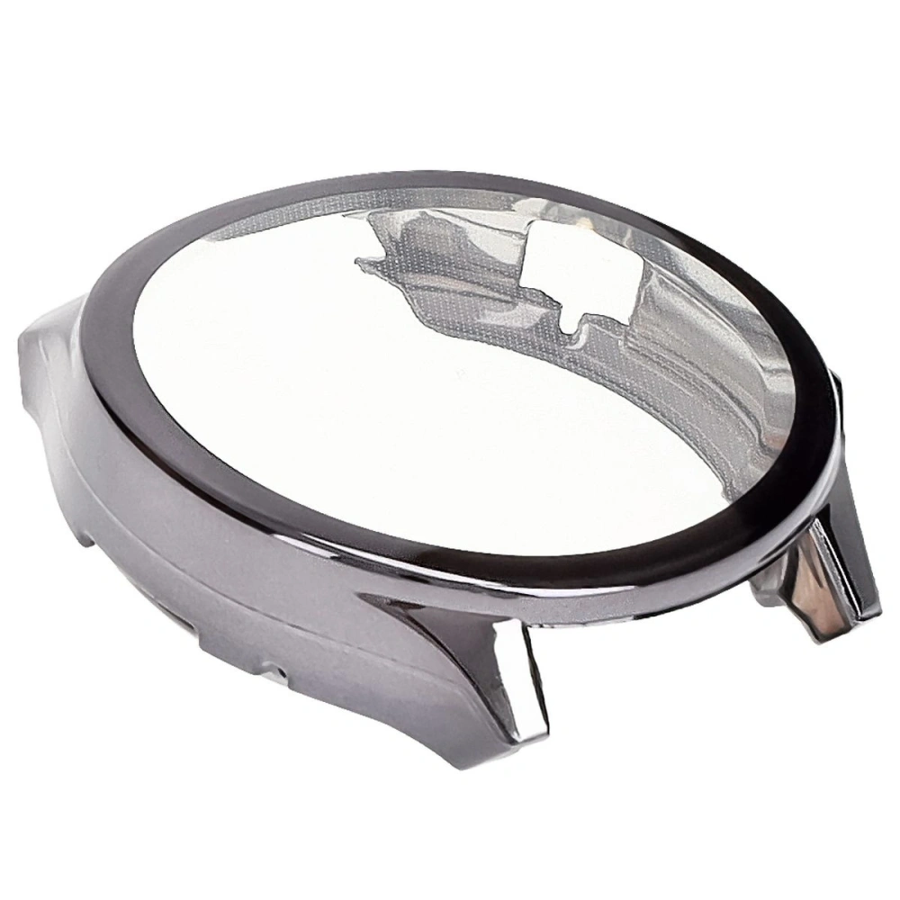 Etui z osłoną ekranu Bizon Case Watch Felipe do OnePlus Watch 3 / Oppo Watch X2 szare