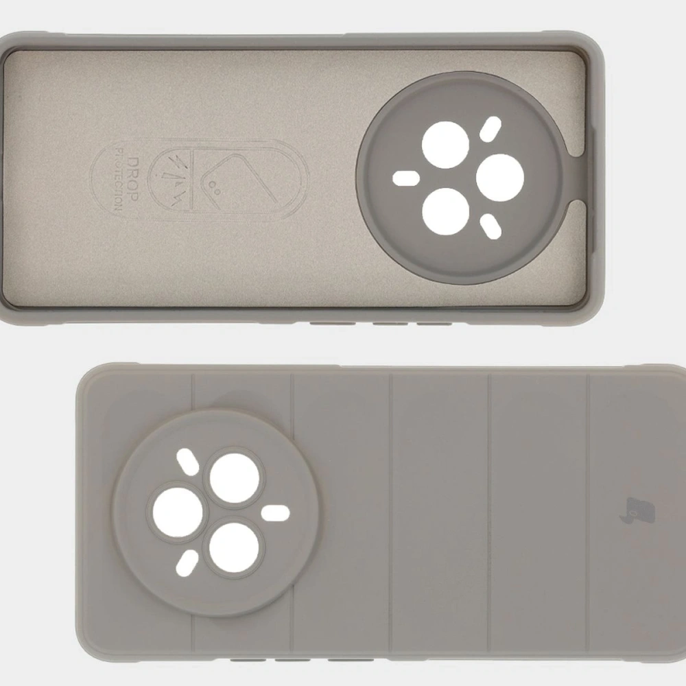 Pancerne etui Bizon Case Tur do Realme 14 Pro 5G jasnoszare