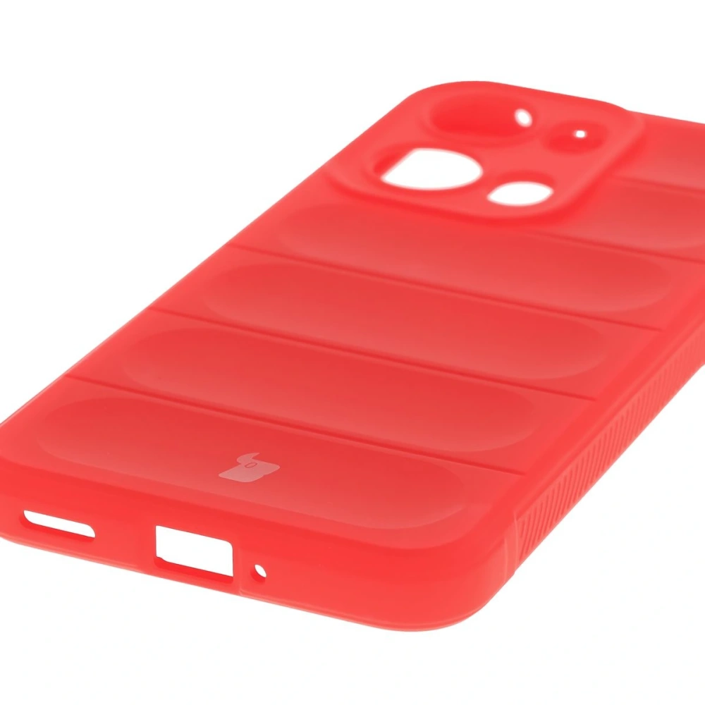 Pancerne etui Bizon Case Tur do Oppo Reno13 Pro czerwone