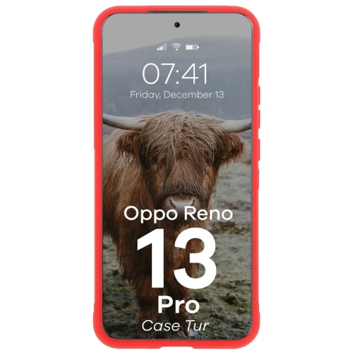 Kup Pancerne etui Bizon Case Tur do Oppo Reno13 Pro czerwone - BIZ8859 - {ean13} - Sklep Home Screen