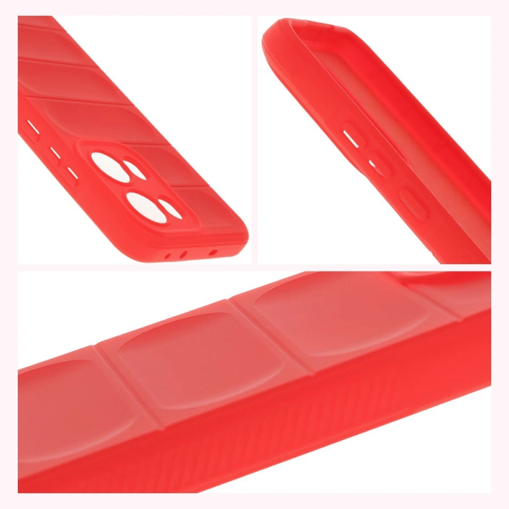 Pancerne etui Bizon Case Tur do Oppo Reno13 Pro czerwone