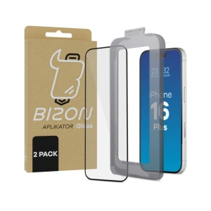 Buy Tempered glass with mounting frame Bizon Glass Applicator for Apple iPhone 16 Plus [2 PACK] - BIZ8867 - {ean13} - Home Screen Store Europe