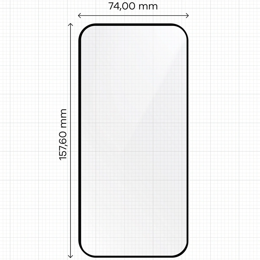 Szkło hartowane z ramką montażową Bizon Glass Aplikator do Apple iPhone 16 Plus [2 PACK]