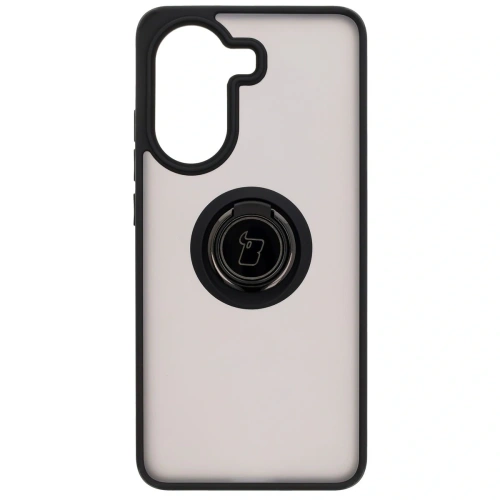 Buy Bizon Case Hybrid Ring Finger Grip Case for Xiaomi Poco X7 Pro, smoky with a black frame. - BIZ8868 - {ean13} - Home Screen Store Europe