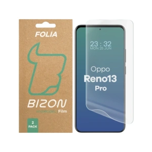 Kup Folie hidrogel pentru ecran Bizon Glass Hydrogel Front pentru Oppo Reno13 Pro [2 PACHET] - BIZ8869 - {ean13} - Sklep Home Screen