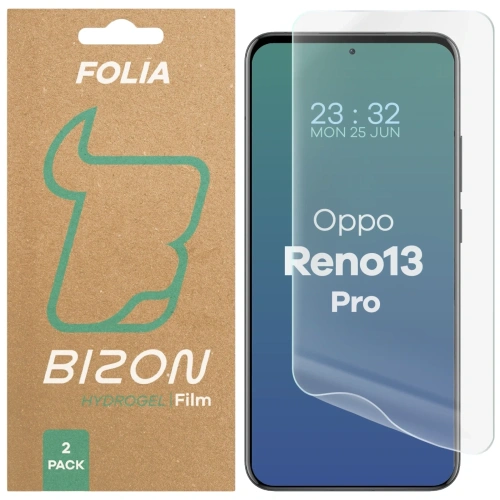 Kup Bizon Glass Hydrogel Front képernyőfólia Oppo Reno13 Pro-hoz [2 CSOMAG] - BIZ8869 - {ean13} - Sklep Home Screen