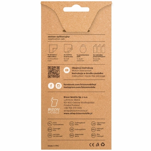 Kup Hydrogel-Folie für den Bildschirm Bizon Glass Hydrogel Front für Oppo Reno13 Pro [2 PACK] - BIZ8869 - {ean13} - Sklep Home Screen