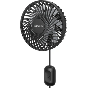 Baseus Departure Vehicle Fan Mounted on Air Outlet Car Windmill Black