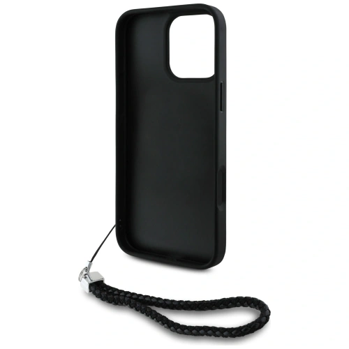 Kup Etui Karl Lagerfeld steppelt kezdőbetűs logóval és lánc pánttal Apple iPhone 16 Pro-hoz fekete - KLD21994 - {ean13} - Sklep Home Screen