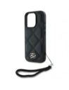 Kup Etui Karl Lagerfeld steppelt kezdőbetűs logóval és láncszíjjal Apple iPhone 16 Pro Max-hoz fekete - KLD21995 - {ean13} - Sklep Home Screen