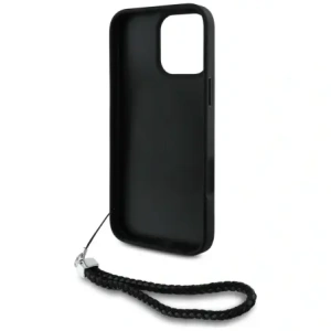 Kup Etui Karl Lagerfeld Quilted Initial Logo & Chain Strap do Apple iPhone 16 Pro Max czarny - KLD21995 - {ean13} - Sklep Home Screen