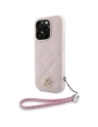 Buy Case Karl Lagerfeld Quilted Initial Logo & Chain Strap for Apple iPhone 16 Pro pink - KLD21997 - {ean13} - Home Screen Store Europe