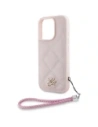 Buy Case Karl Lagerfeld Quilted Initial Logo & Chain Strap for Apple iPhone 16 Pro pink - KLD21997 - {ean13} - Home Screen Store Europe