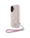Buy Case Karl Lagerfeld Quilted Initial Logo & Chain Strap for Apple iPhone 16 pink - KLD21998 - {ean13} - Home Screen Store Europe