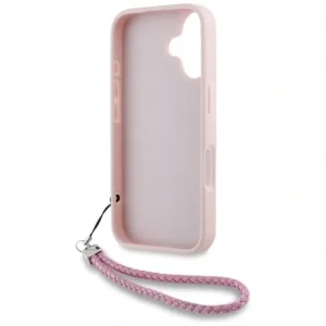Kup Etui Karl Lagerfeld steppelt kezdőbetűs logóval és láncos pánttal az Apple iPhone 16-hoz rózsaszínben - KLD21998 - {ean13} - Sklep Home Screen