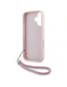 Kup Etui Karl Lagerfeld prošívaná s iniciálami a řetízkovým popruhem pro Apple iPhone 16 růžová - KLD21998 - {ean13} - Sklep Home Screen