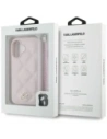 Buy Case Karl Lagerfeld Quilted Initial Logo & Chain Strap for Apple iPhone 16 pink - KLD21998 - {ean13} - Home Screen Store Europe