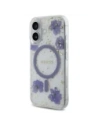 Kup Etui Guess Flori din rășină Glitter MagSafe pentru Apple iPhone 16 mov - GUE4495 - {ean13} - Sklep Home Screen