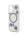 Kup Etui Guess Flori din rășină Glitter MagSafe pentru Apple iPhone 16 mov - GUE4495 - {ean13} - Sklep Home Screen