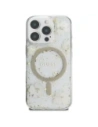 Buy Case Guess Resin Flowers Glitter MagSafe for Apple iPhone 16 Pro beige - GUE4496 - {ean13} - Home Screen Store Europe