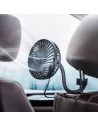 Buy Baseus Departure Vehicle Fan Mounted on Backseat Black - BSU1485BLK - {ean13} - Home Screen Store Europe