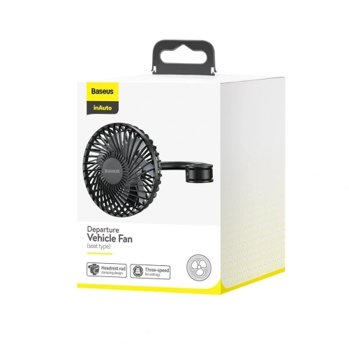 Kup Ventilator auto Baseus Departure pentru tetieră (negru) - BSU1485BLK - {ean13} - Sklep Home Screen