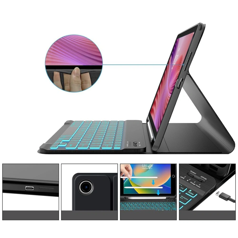 Etui Tech-Protect SmartCase Pen + Keyboard Lenovo Tab 10.1 TB-311 Black