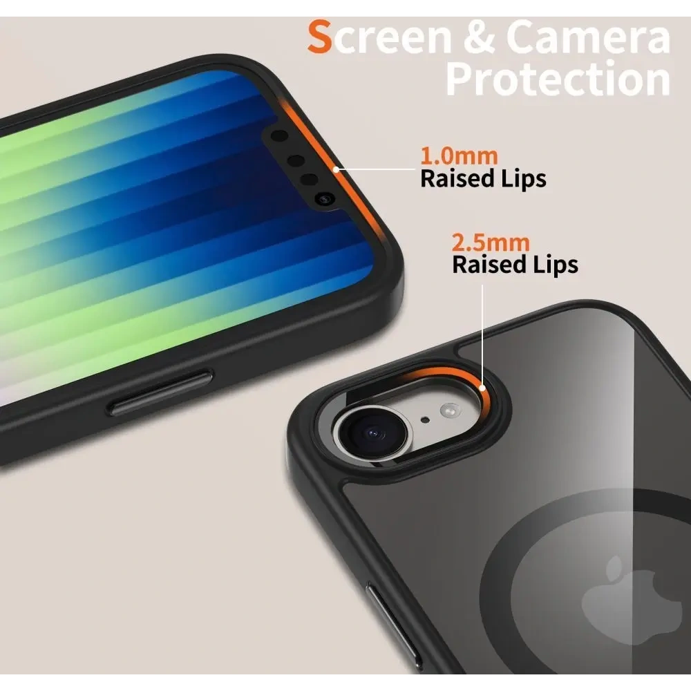 Etui Tech-Protect Magmat MagSafe Nothing Phone 3a Black/clear