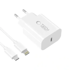 Kup Tech-Protect NC20W 1-Port USB-C Netzladegerät PD 20W + Lightning-Kabel Weiß - THP4067 - {ean13} - Sklep Home Screen