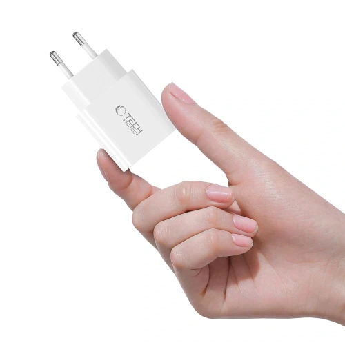 Kup Ładowarka sieciowa Tech-Protect NC20W 1-port USB-C Network Charger PD 20W + Lightning Cable White - THP4067 - {ean13} - Sklep Home Screen