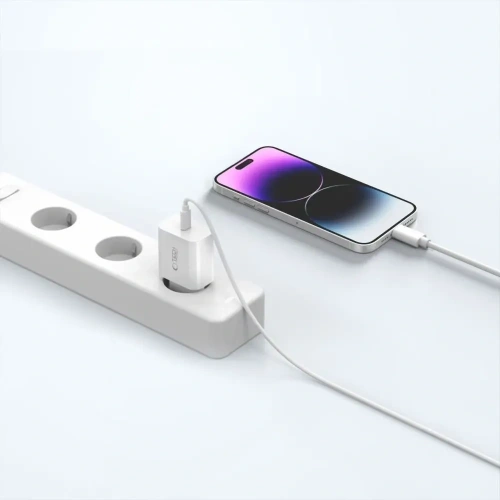 Kup Ładowarka sieciowa Tech-Protect NC20W 1-port USB-C Network Charger PD 20W + Lightning Cable White - THP4067 - {ean13} - Sklep Home Screen