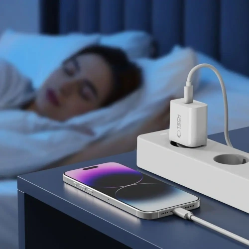 Kup Ładowarka sieciowa Tech-Protect NC20W 1-port USB-C Network Charger PD 20W + Lightning Cable White - THP4067 - {ean13} - Sklep Home Screen