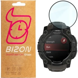 Kup Szkło hybrydowe Bizon Glass Watch Edge Hybrid dla Garmin Instinct 3 50 mm czarne - BIZ8870 - {ean13} - Sklep Home Screen