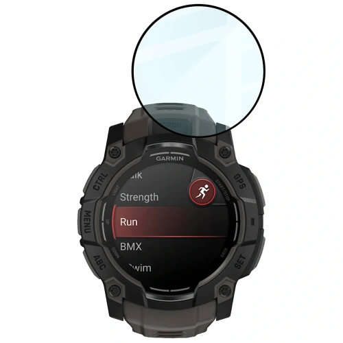 Kup Bizon Glas Uhr Edge Hybrid Garmin Instinct 3 50 mm schwarz - BIZ8870 - {ean13} - Sklep Home Screen