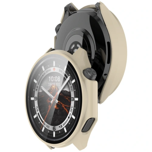 Buy Bizon Case+Glass Watch OnePlus Watch 3 / Oppo Watch X2 beige - BIZ8871 - {ean13} - Home Screen Store Europe