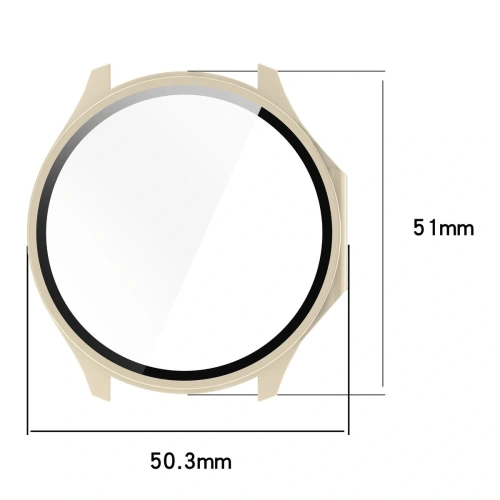 Buy Bizon Case+Glass Watch OnePlus Watch 3 / Oppo Watch X2 beige - BIZ8871 - {ean13} - Home Screen Store Europe