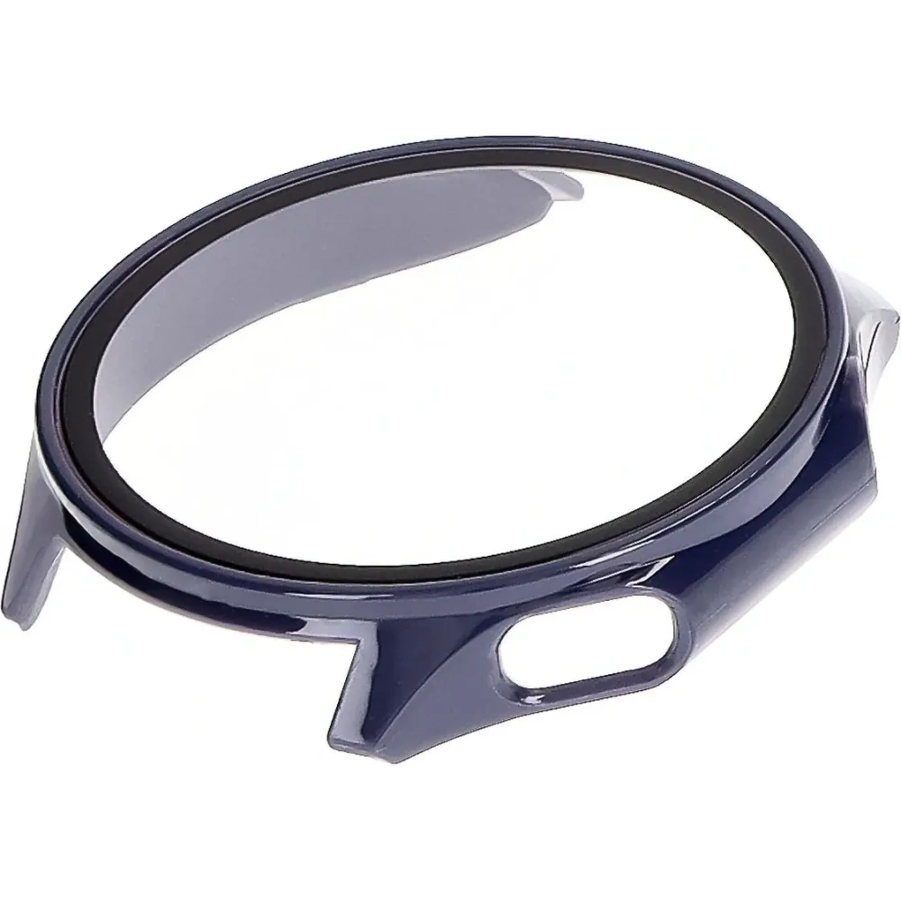 Etui ze szkłem do zegarka Bizon Case+Glass Watch do OnePlus Watch 3 / Oppo Watch X2 niebieskie