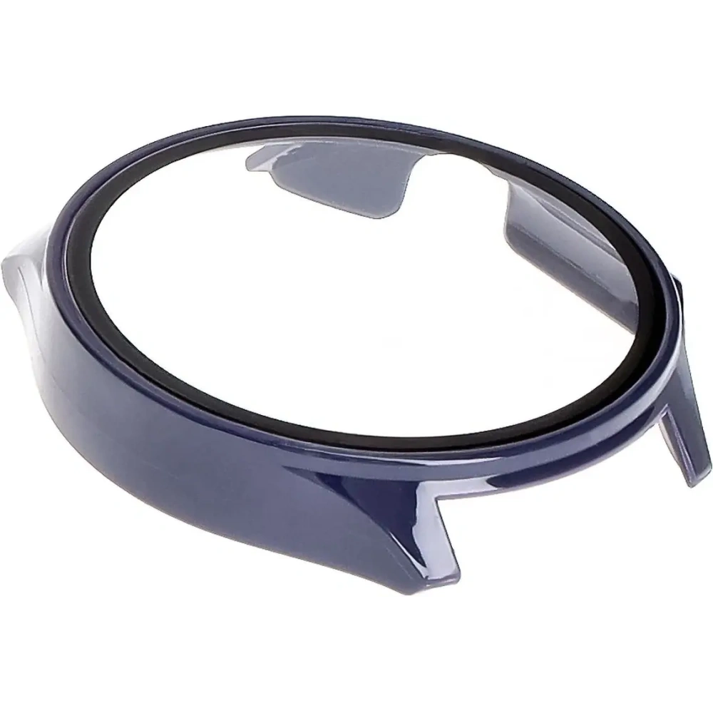 Etui ze szkłem do zegarka Bizon Case+Glass Watch do OnePlus Watch 3 / Oppo Watch X2 niebieskie