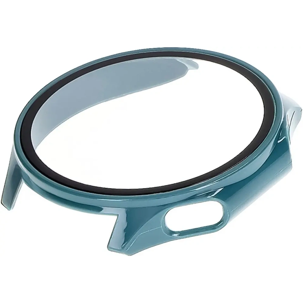 Etui ze szkłem do zegarka Bizon Case+Glass Watch do OnePlus Watch 3 / Oppo Watch X2 zielone