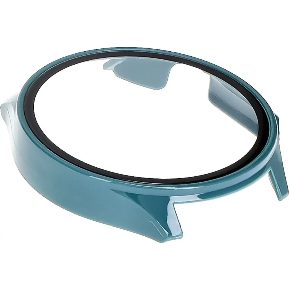 Etui ze szkłem do zegarka Bizon Case+Glass Watch do OnePlus Watch 3 / Oppo Watch X2 zielone