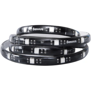 Buy Baseus GAMO colorful self-adhesive SMD LED strip 5 W 1,5 m + remote control - BSU1495 - {ean13} - Home Screen Store Europe