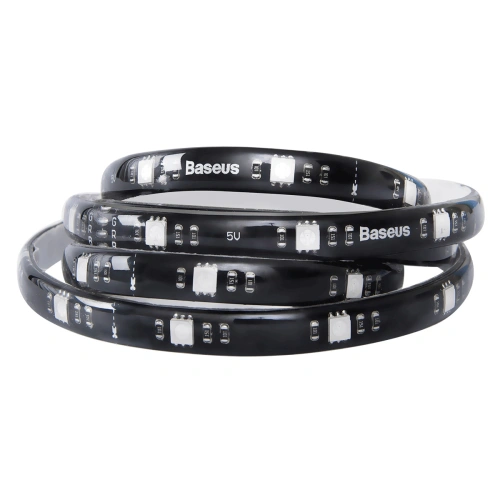 Buy Baseus GAMO colorful self-adhesive SMD LED strip 5 W 1,5 m + remote control - BSU1495 - {ean13} - Home Screen Store Europe