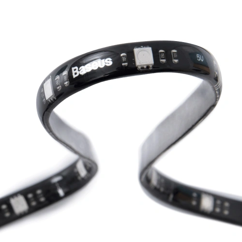 Buy Baseus GAMO colorful self-adhesive SMD LED strip 5 W 1,5 m + remote control - BSU1495 - {ean13} - Home Screen Store Europe
